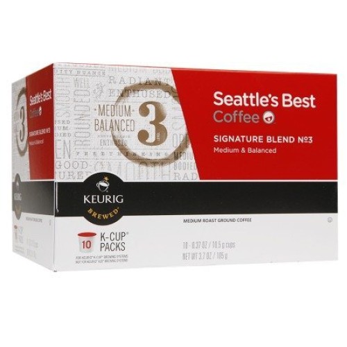 2 Pack Seattles Best Coffee, Signature Blend No. 3, Keurig Br