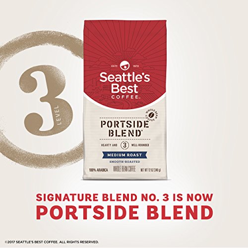 Seattles Best Coffee Portside Blend Medium Roast Whole Bean Cof