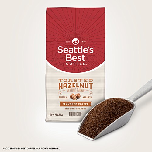 Seattles Best Coffee Toasted Hazelnut Flavored Medium Roast Gro