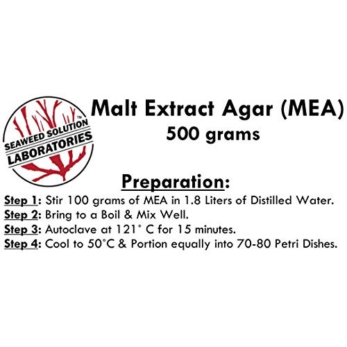 Malt Extract Agar Mea Dehydrated, 500 Grams
