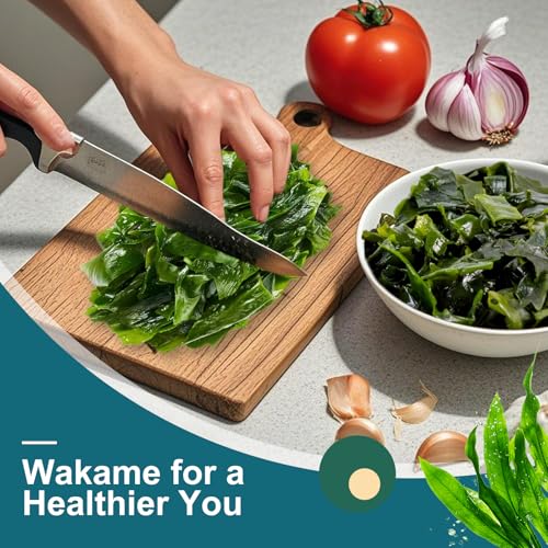 8oz Dried Wakame Seaweed – 100% Natural Sea Vegetable for Miso S...