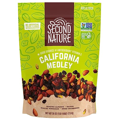 Second Nature California Medley Trail Mix, 26 oz. Resealable Pou...
