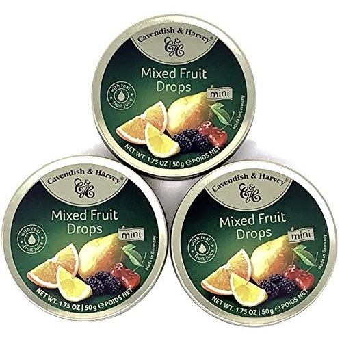 Cavendish And Harvey - Hard Candy Tin 1.75Oz Pack Of 3 Mixed