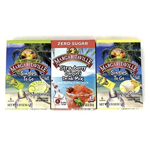 Margaritaville Drink Mix Singles To Go Variety Pack Of 3 Flavors