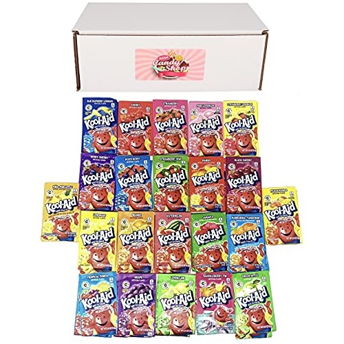 Kool-Aid Drink Mix Packets Variety Pack Of 22 Flavors 2 Of Each
