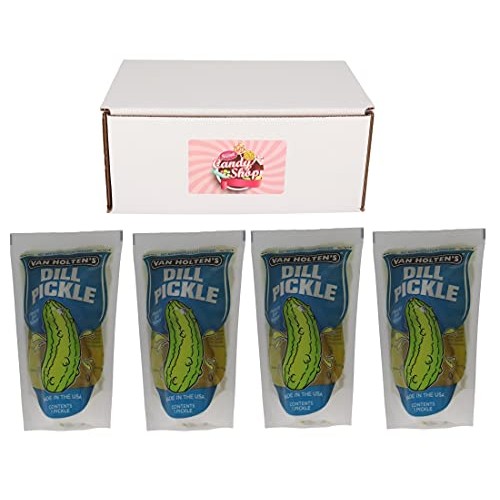 Van Holtens Pickle In A Pouch Pack Of 4 Dill Pickle