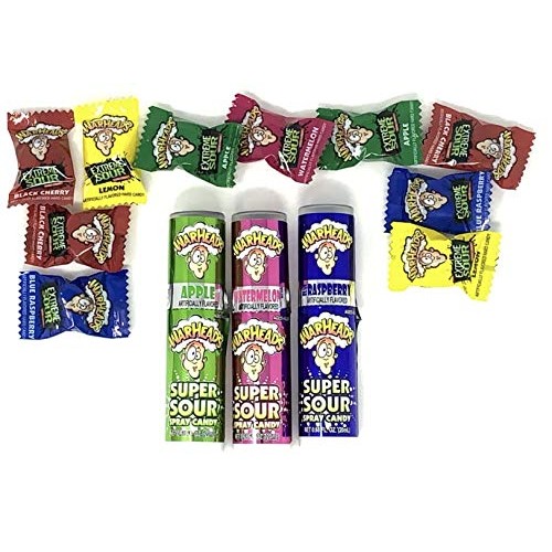 Warheads Super Sour Candy Spray Bottles Variety Pack Of 3 1 Of