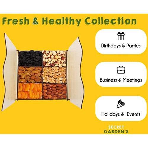 Gourmet Fruit&Amp;Nuts Gift Basket Prime Delivery For Family, Busine