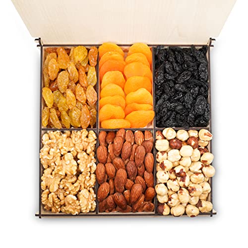 Personalized Fruit&Amp;Nuts Gift Basket For Thanksgiving, Christmas,
