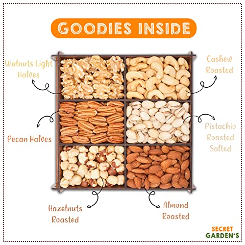 Secret Garden`S Dried Fruit And Nuts Gourmet Food Gift Baskets H