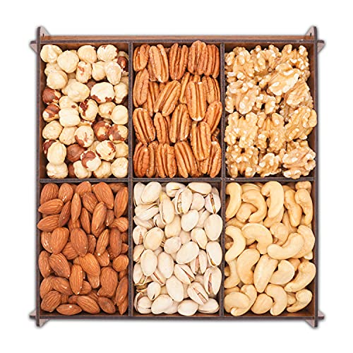 Secret Garden`S Gourmet Fruit &Amp; Nuts Wooden Gift Basket Prime De