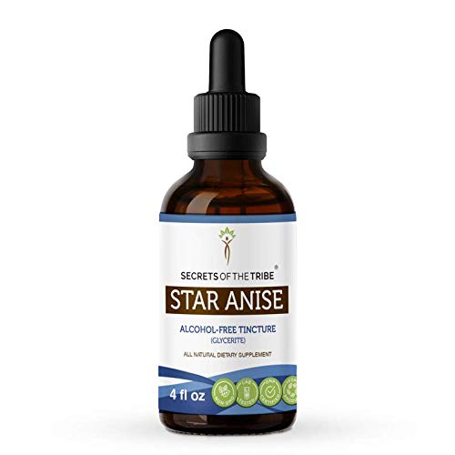 Star Anise Tincture Alcohol-Free Liquid Extract, Organic Anise S