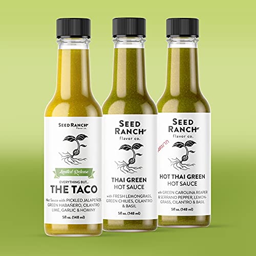 Seed Ranch - Green Sauce Variety Bundle - Thai Green, Hot Thai G