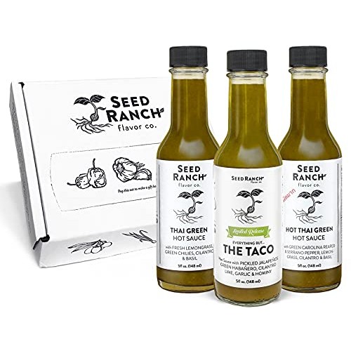 Seed Ranch - Green Sauce Variety Bundle - Thai Green, Hot Thai G