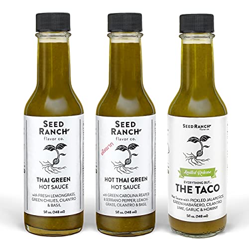 Seed Ranch - Green Sauce Variety Bundle - Thai Green, Hot Thai G