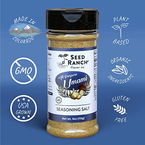 Seed Ranch - Umami Seasoning Salt - Porcini Mushrooms, Nutrition...