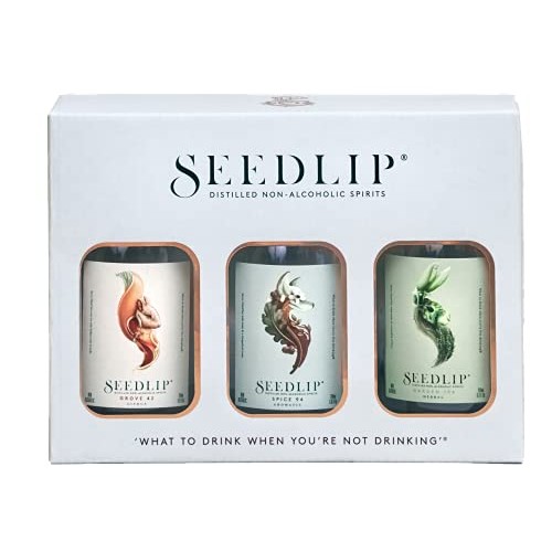 Seedlip - Distilled Non-Alcoholic Botanical Spirit Trio Gift Bo