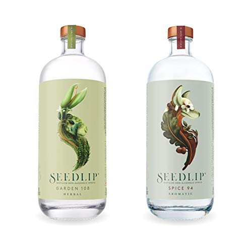 Seedlip Distilled Non-Alcoholic Spirits Sampler Spice 94 &Amp; Garde