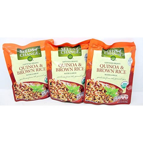Seeds Of Change Organic Vegetarian Quinoa &Amp; Brown Rice With Garl