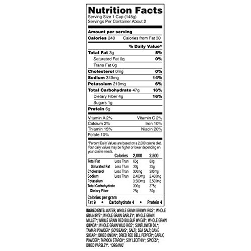 Seeds Of Change Microwavable Rice, Tigris A Mixture Of Seven Who