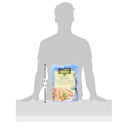 Seeds Of Change Microwavable Rice, Whole Grain Brown Basmati Ric