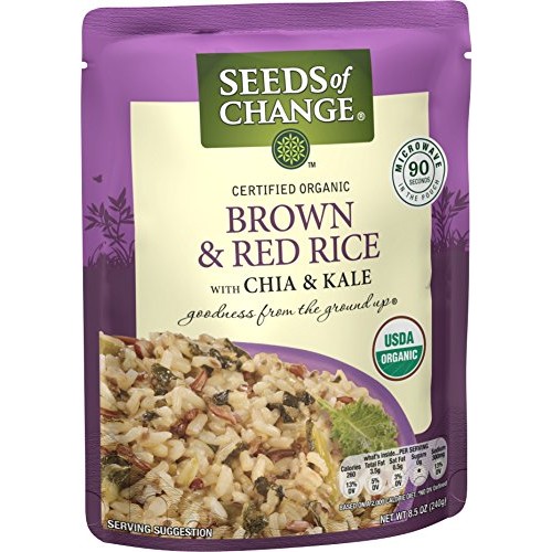 Seeds Of Change Organic Brown &Amp; Red Rice, 8.5 Ounce, Pack Of 12