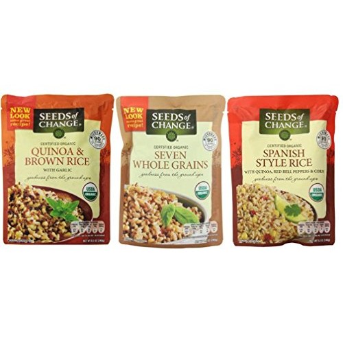 Seeds Of Change Organic Heat &Amp; Eat Rice Side Dish 3 Flavor Varie