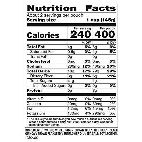 Seeds Of Change Organic Quinoa, Brown &Amp; Red Rice With Flaxseed,