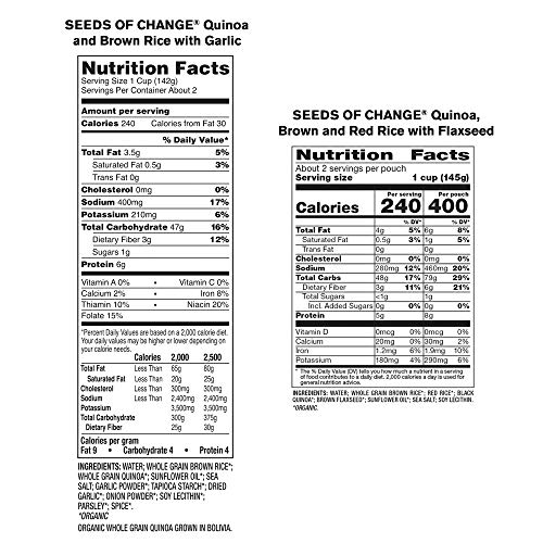 Seeds Of Change Organic Rice Variety Pack, Quinoa Brown Rice &Amp; R Seeds Of Change Organic Rice Variety Pack, Quinoa Brown Rice &Amp; R