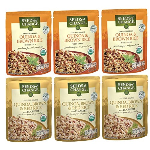Seeds Of Change Organic Rice Variety Pack, Quinoa Brown Rice &Amp; R Seeds Of Change Organic Rice Variety Pack, Quinoa Brown Rice &Amp; R