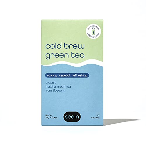 SEEIN Cold Brew Matcha Green Iced Tea Bags | Blend of Green Tea ...