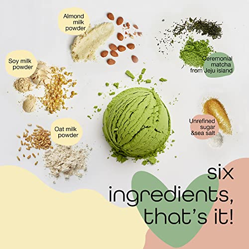 SEEIN Matcha Vegan Latte Mix Strong Flavor with Ceremonial Match...