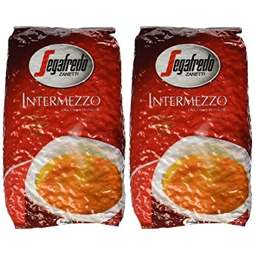 Segafredo Intermezzo Whole Beans Coffee 2 Bags X 17.6Oz/500G