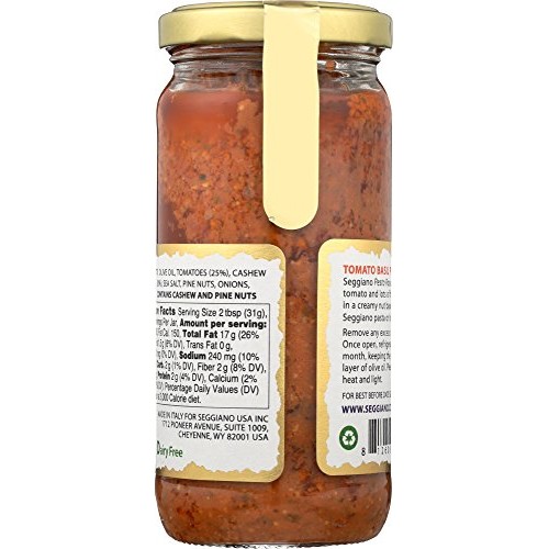 Seggiano, Tomato and Basil Pesto, 7 oz