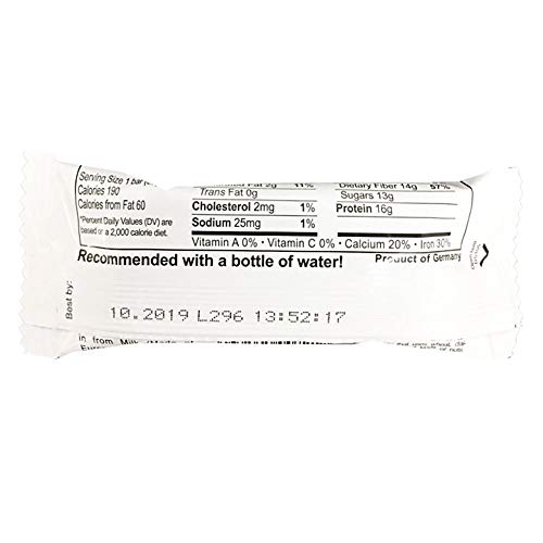 Seitenbacher Chocolate Covered Protein Bar – 16G Of Protein, 14G
