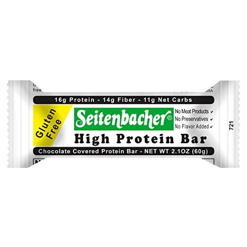 Seitenbacher Chocolate Covered Protein Bar – 16G Of Protein, 14G