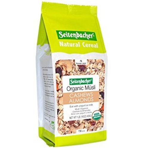 Seitenbacher Muesli #21 Organic Oat And Barley Muesli With Cashe