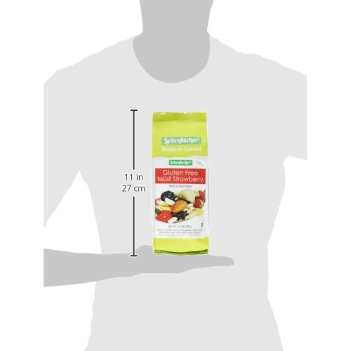 Seitenbacher Gluten Free Muesli Strawberry Natural Cereal, 13.2