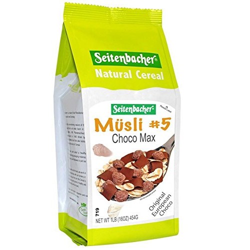 Seitenbacher Muesli #5 Choco Muesli, 3 Pack 16-Ounce Bags, Made
