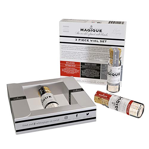 Sel Magique Herb Sea Salt Trio Sampler Set - Fleur De Sel From F