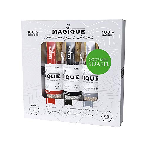 Sel Magique Herb Sea Salt Trio Sampler Set - Fleur De Sel From F