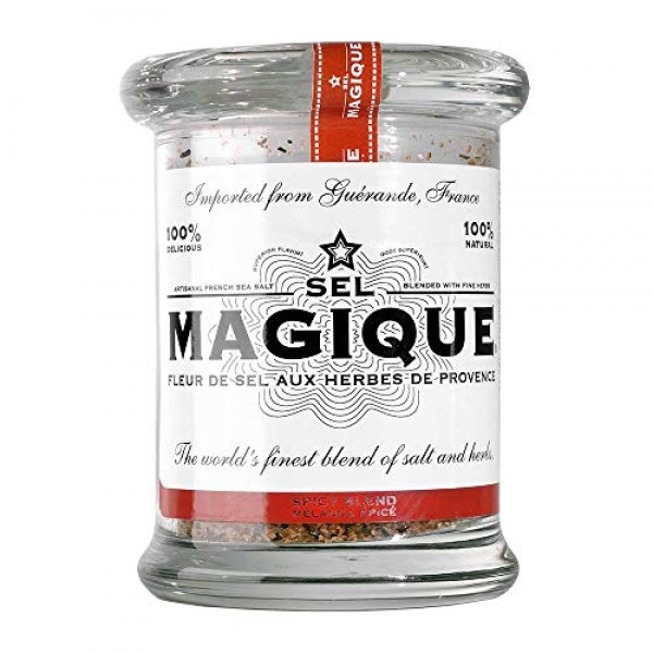 Sel Magique Herb Sea Salt Spicy Blend - French Fleur De Sel, Nat