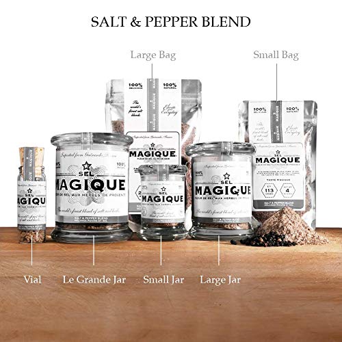 Sel Magique Salt &Amp; Pepper Herb Blend - Fleur De Sel From France,
