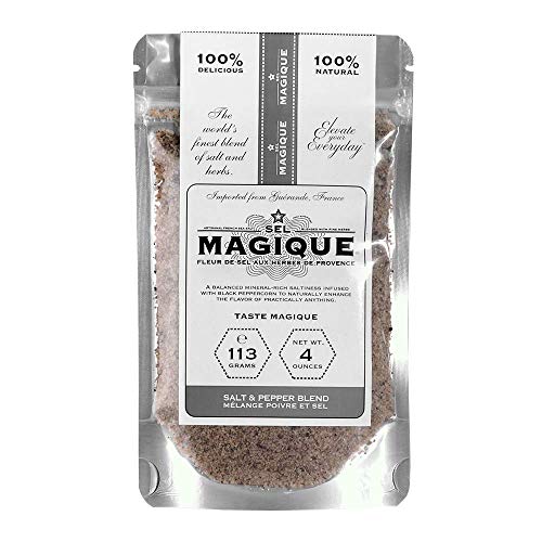 Sel Magique Salt &Amp; Pepper Herb Blend - Fleur De Sel From France,