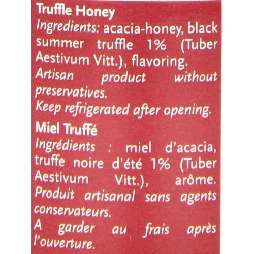 Selezione Tartufi Truffle Acacia-Honey, 3.5 Ounce Unit