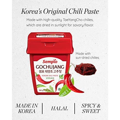 Sempio Gochujang, Hot Pepper Paste Korean Chili Paste_1.1lbs ...