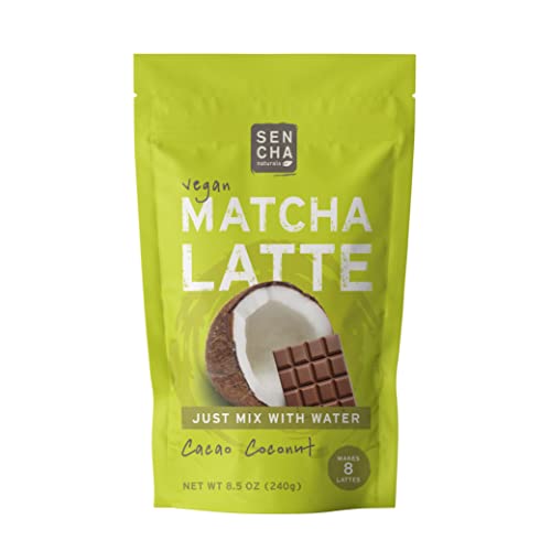 SEN CHA Naturals Cacao Coconut Vegan Matcha Latte, Organic Sweet...