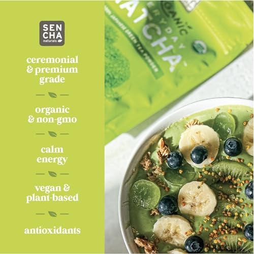SEN CHA Naturals Organic Everyday Matcha Powder, Authentic Japan...