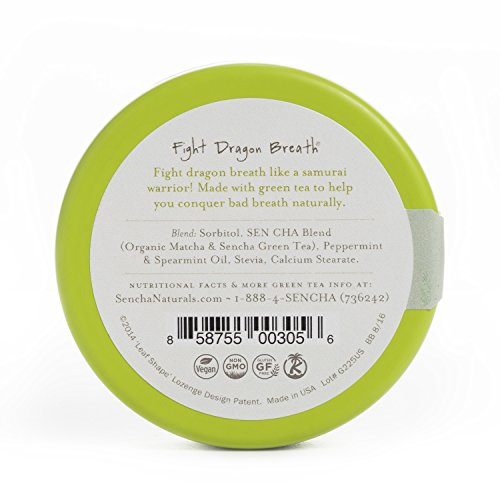 Sencha Naturals Green Tea Mints, Moroccan Mint, 1.2 Ounce Pack