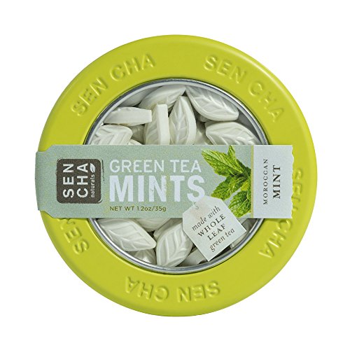 Sencha Naturals Green Tea Mints, Moroccan Mint, 1.2 Ounce Pack